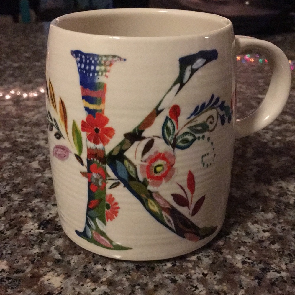 K Mug from Anthropologie